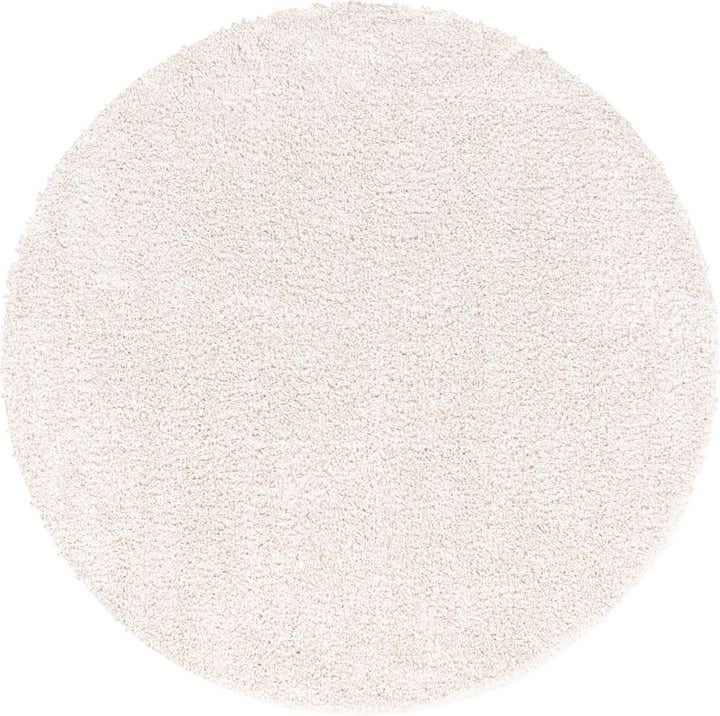 8' x 8' Solid Frieze Round Rug