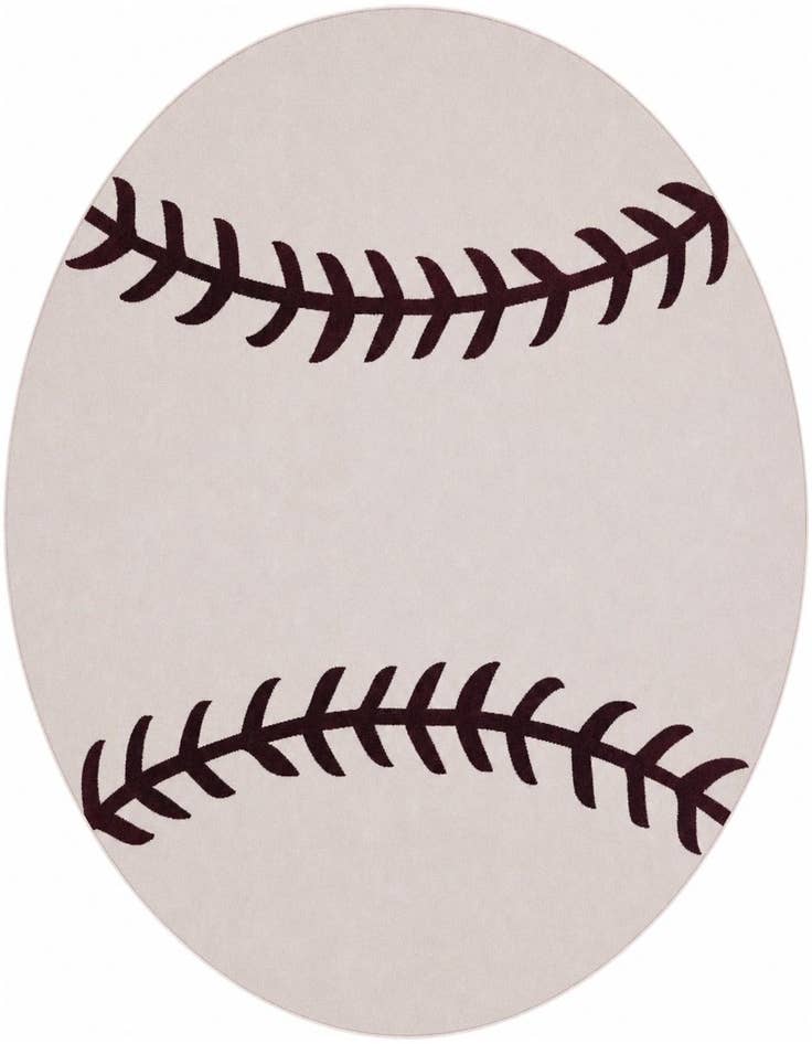 Detail image of 10' x 10' Sports Washable Round Rug
