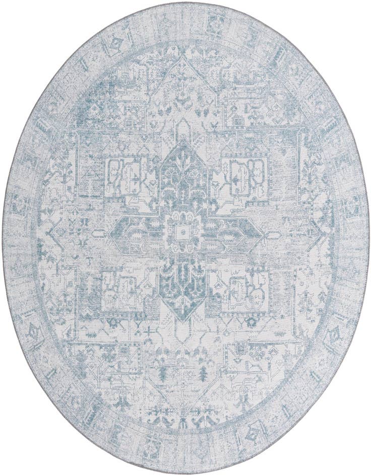Detail image of 7' 6 x 7' 6 Washable Timeless Round Rug