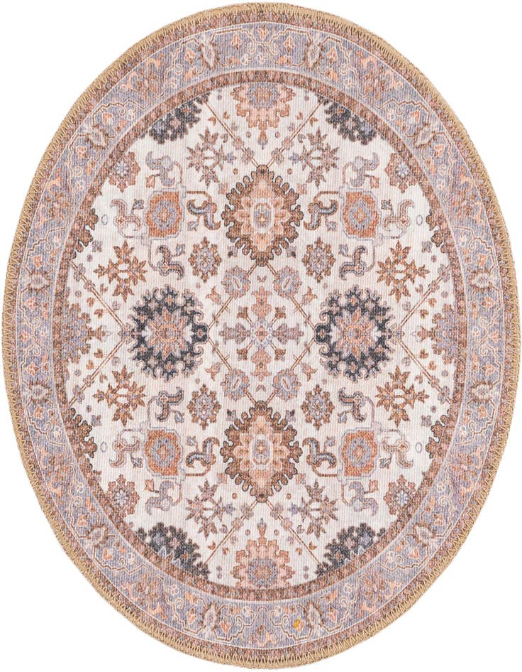 Detail image of 2' x 2' Washable Timeless Round Rug