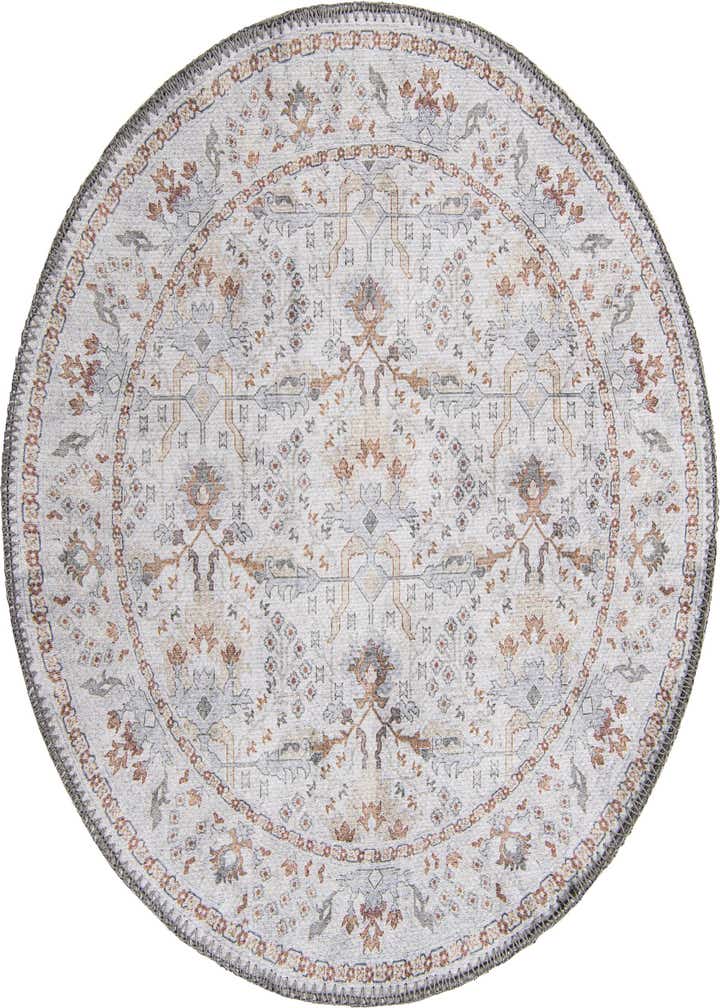 2' x 2' Washable Timeless Round Rug