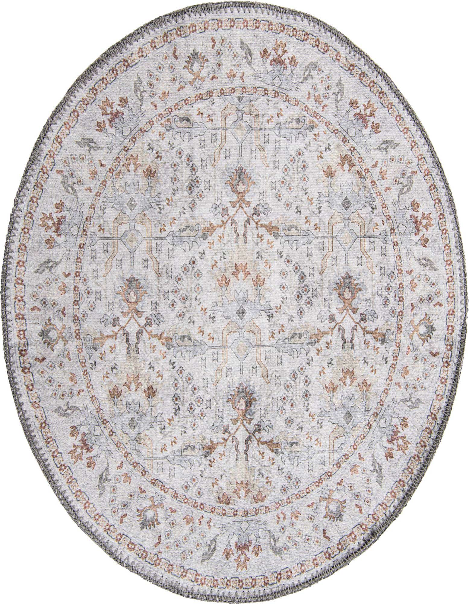 2' x 2' Washable Timeless Round Rug