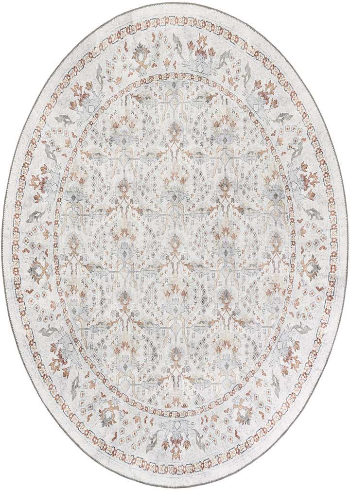 7' 10 x 7' 10 Washable Timeless Round Rug