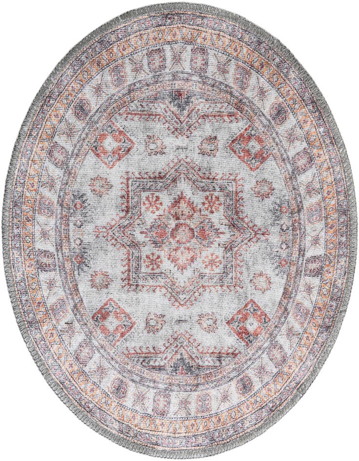 Detail image of 2' x 2' Washable Timeless Round Rug