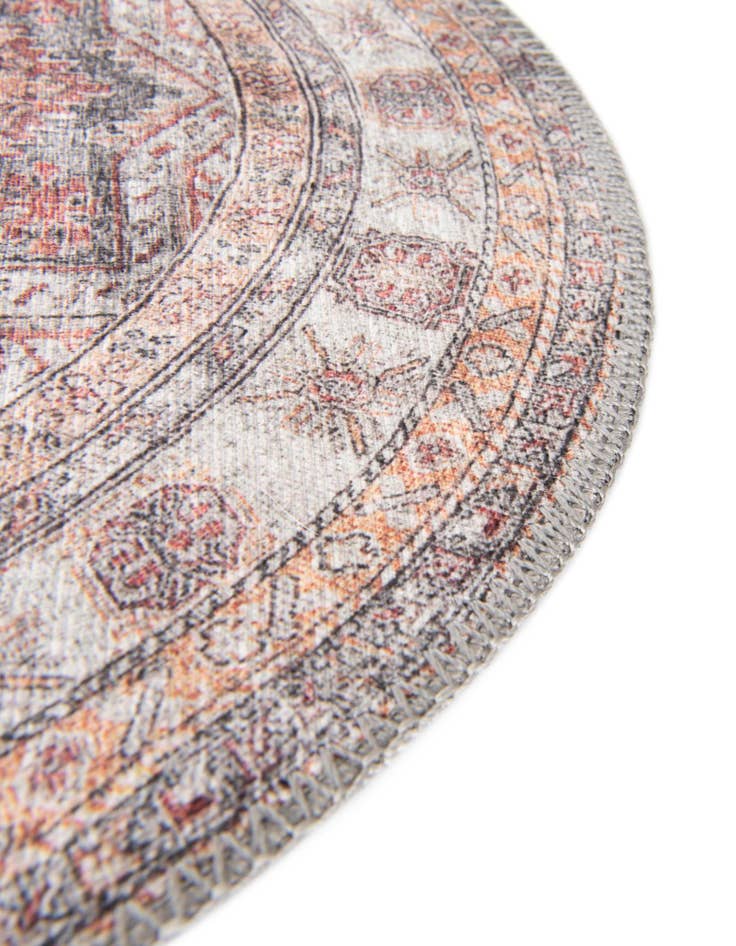 Detail image of 7' 10 x 7' 10 Washable Timeless Round Rug