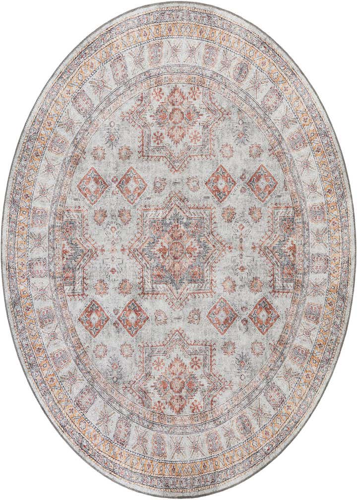 7' 10 x 7' 10 Washable Timeless Round Rug