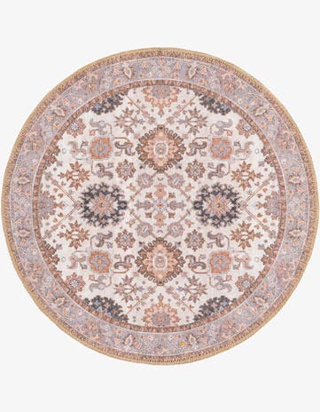 Ivory Timeless Round Rug