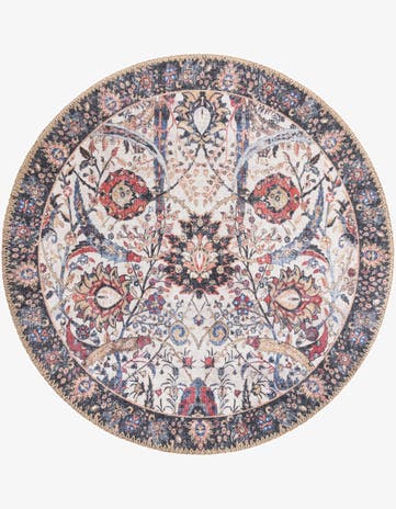 Ivory Timeless Round Rug