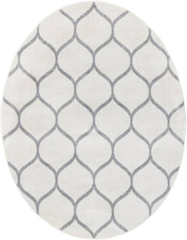 Detail image of 5' 3 x 5' 3 Trellis Frieze Round Rug