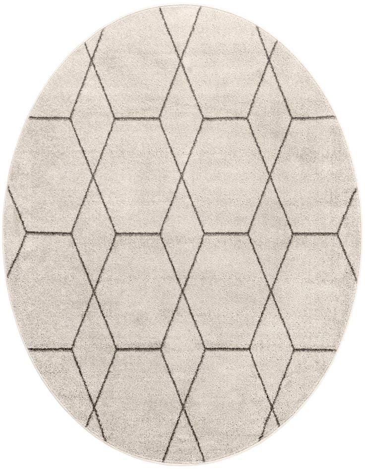 Detail image of 6' x 6' Trellis Frieze Round Rug
