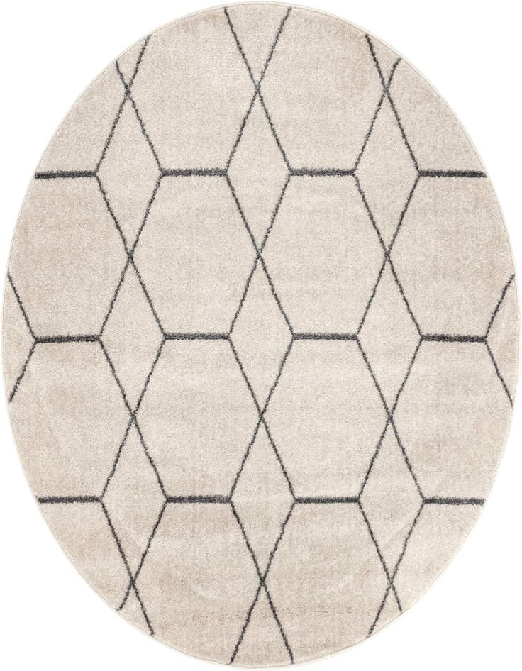 Detail image of 7' x 7' Trellis Frieze Round Rug