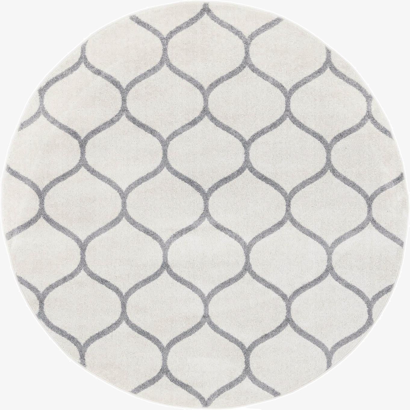 Primary image 4' x 4' Trellis Frieze Round Rug