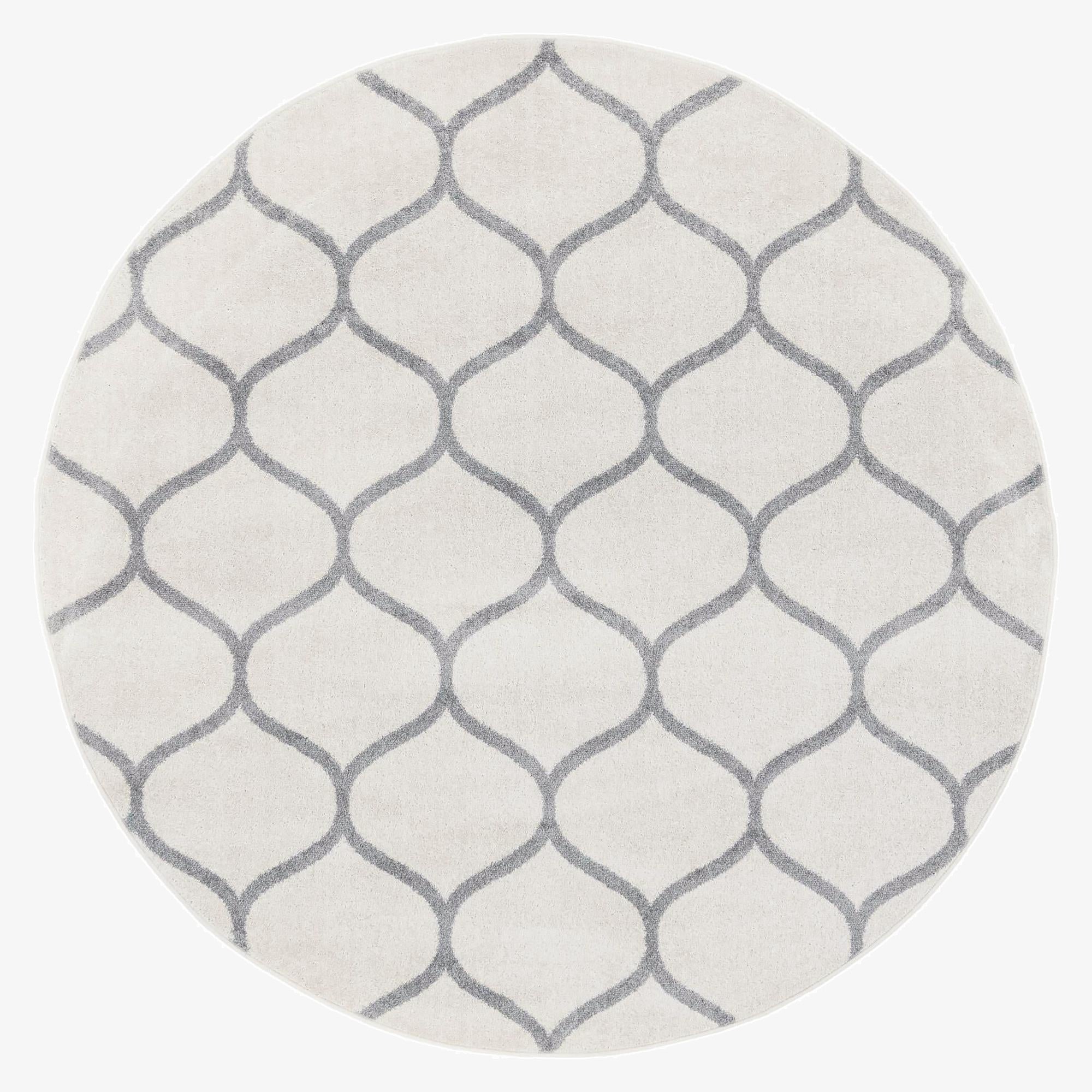 Primary image 6' x 6' Trellis Frieze Round Rug