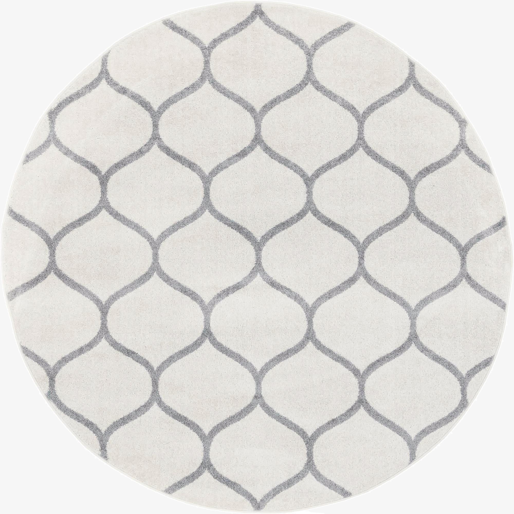 Primary image 7' 10 x 7' 10 Trellis Frieze Round Rug