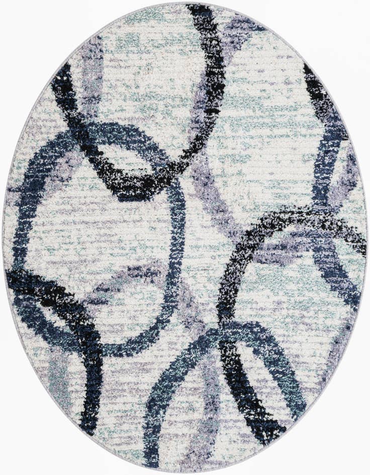 Detail image of 5' 3 x 5' 3 Tucson Round Rug