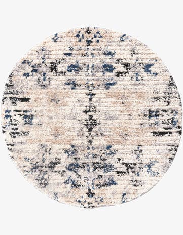 Ivory Tucson Round Rug