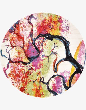 Ivory Tuscany Round Rug