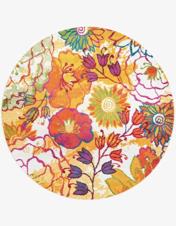 Ivory Tuscany Round Rug