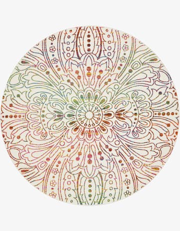 Ivory Tuscany Round Rug