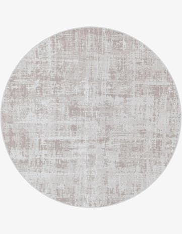 Ivory Valencia Round Rug