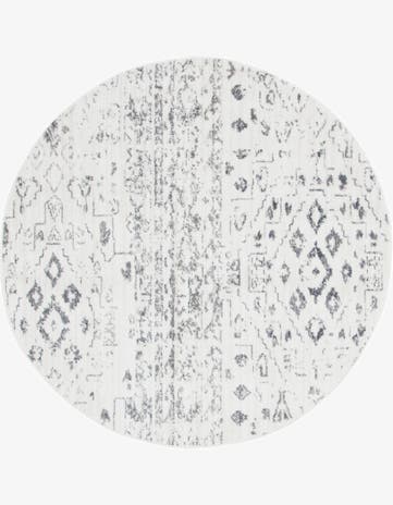 Ivory Vega Round Rug