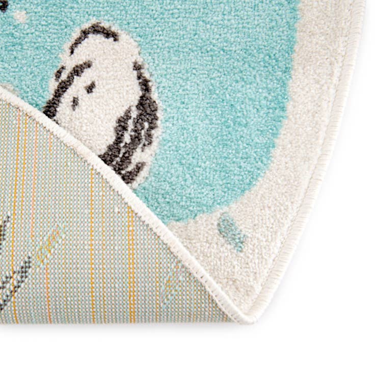 Detail image of 5' 3 x 5' 3 Animals Whimsy Kids Round Rug