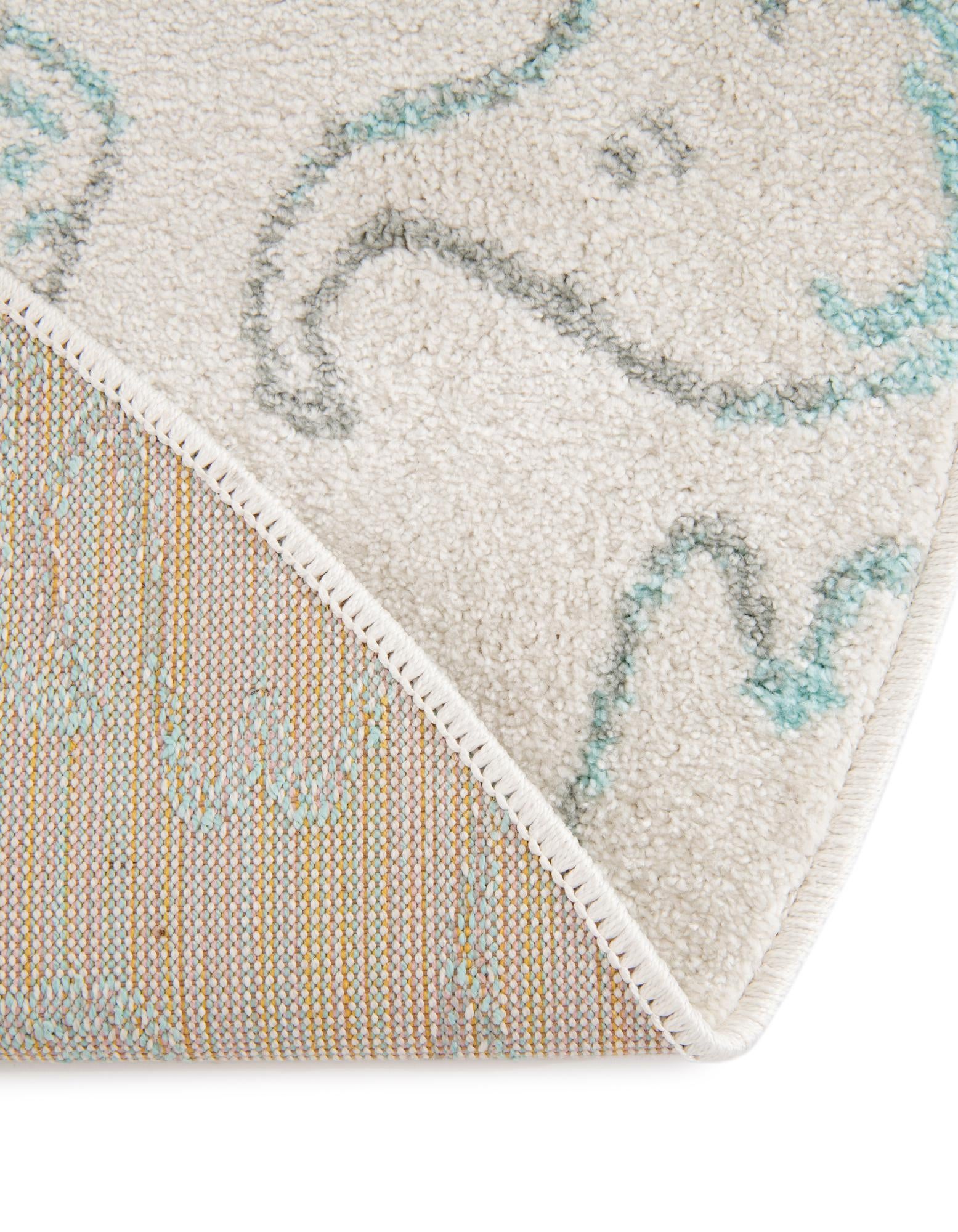 3' 3 x 3' 3 Animals Whimsy Kids Round Rug
