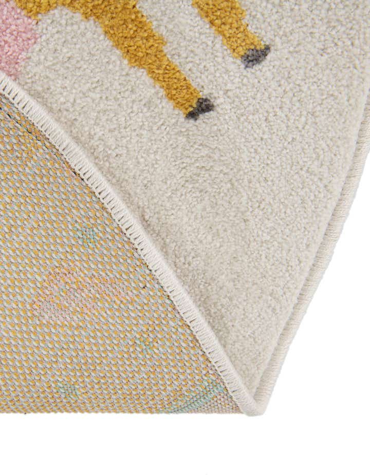 3' 3 x 3' 3 Animals Whimsy Kids Round Rug
