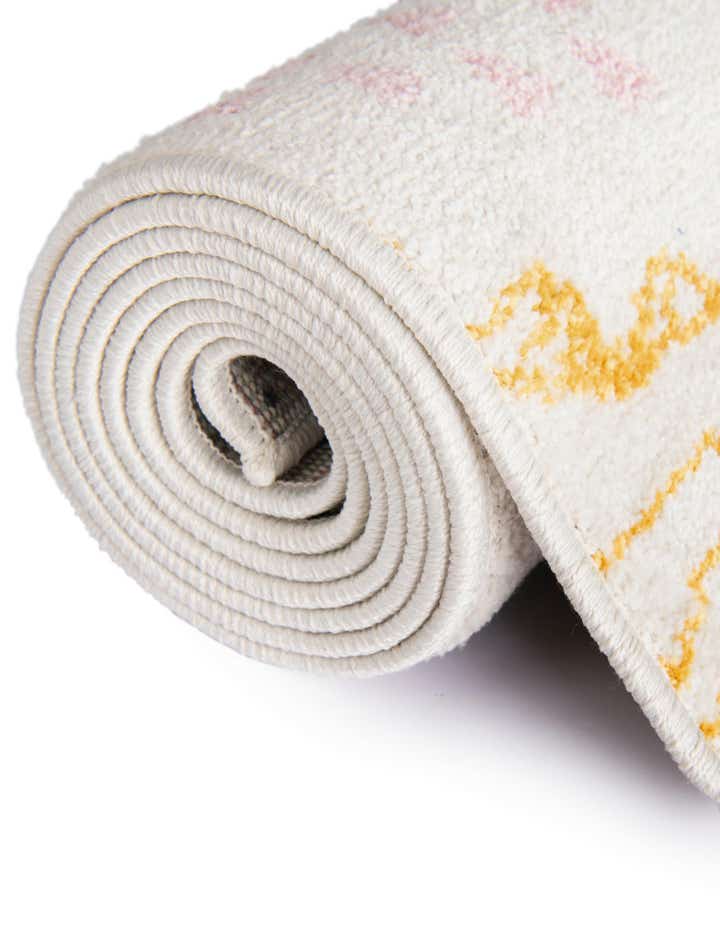 7' 10 x 7' 10 Dinosaur Whimsy Kids Round Rug