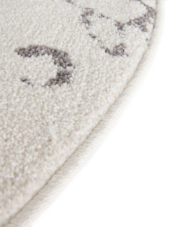 Detail image of 5' 3 x 5' 3 Planets Whimsy Kids Round Rug