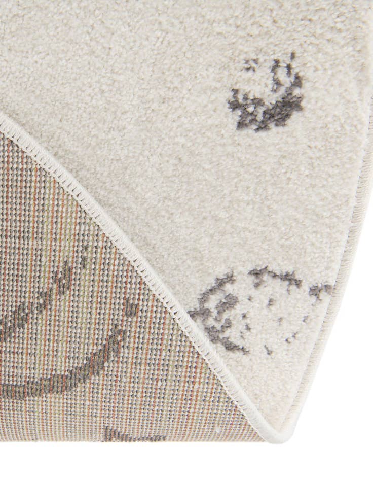 Detail image of 5' 3 x 5' 3 Planets Whimsy Kids Round Rug