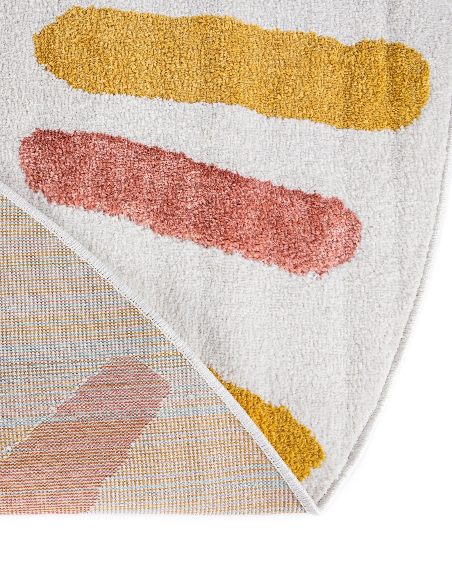 5' 1 x 5' 1 Lion Whimsy Kids Round Rug