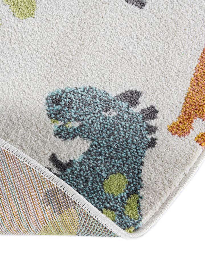 100cm x 100cm Dinosaur Whimsy Kids Alfombra redondo