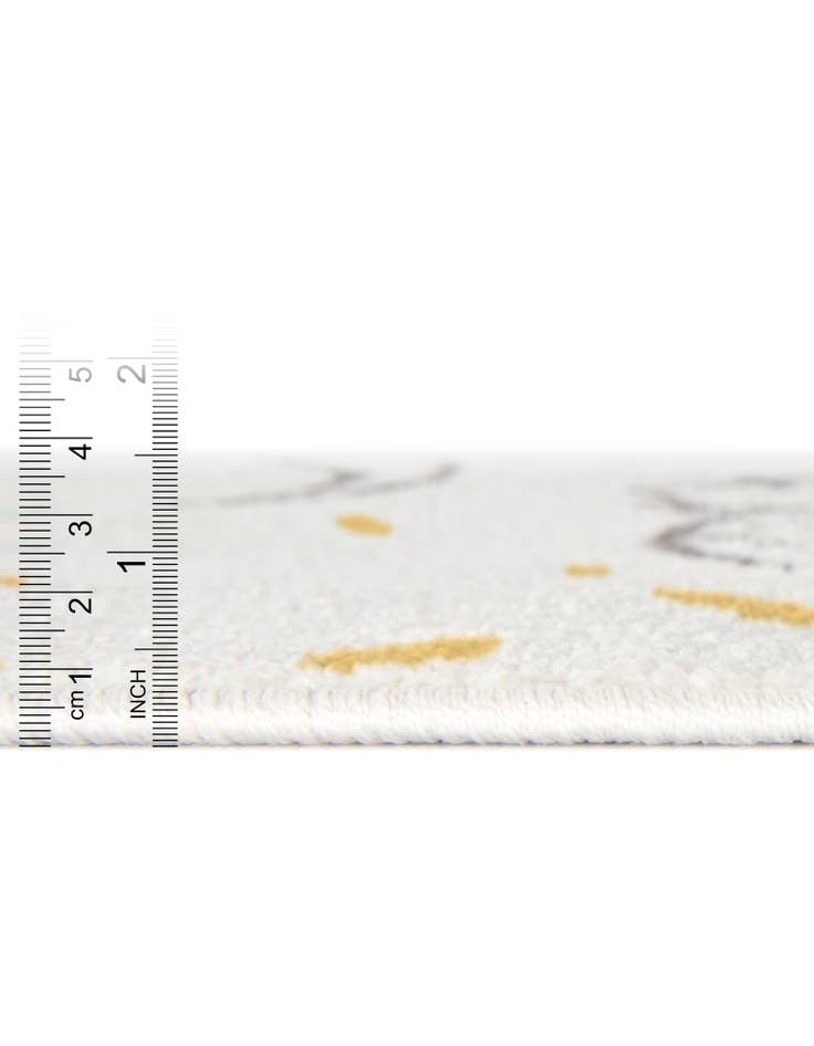 Detail image of 6' 1 x 6' 1 Dinosaur Whimsy Kids Round Rug