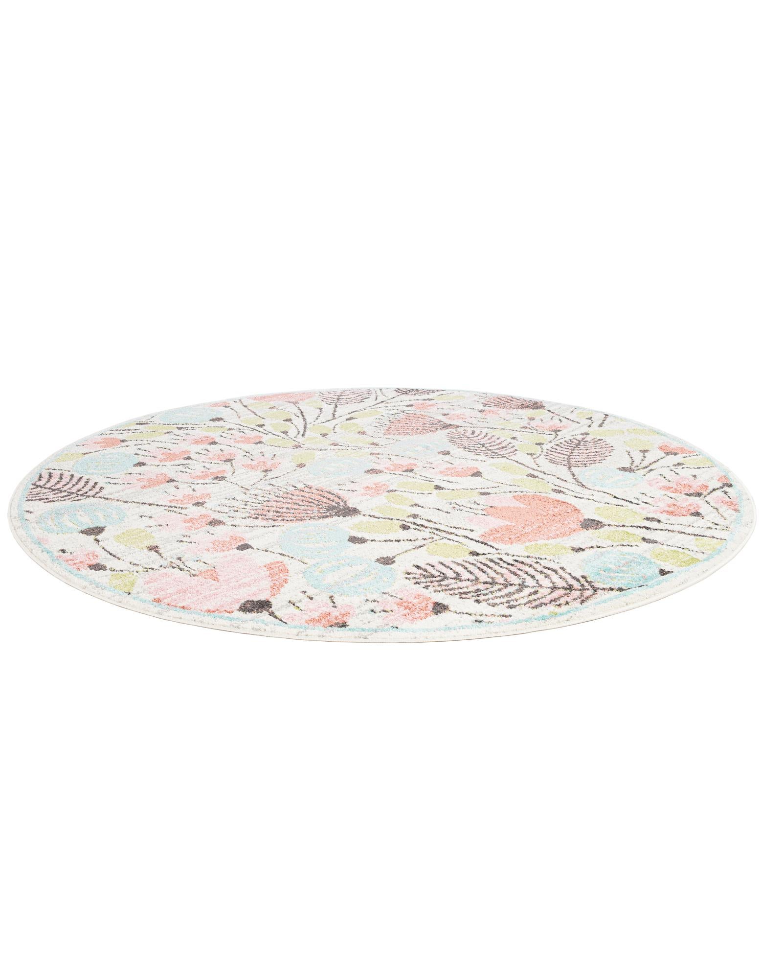 7' x 7' Whimsy Kids Round Rug