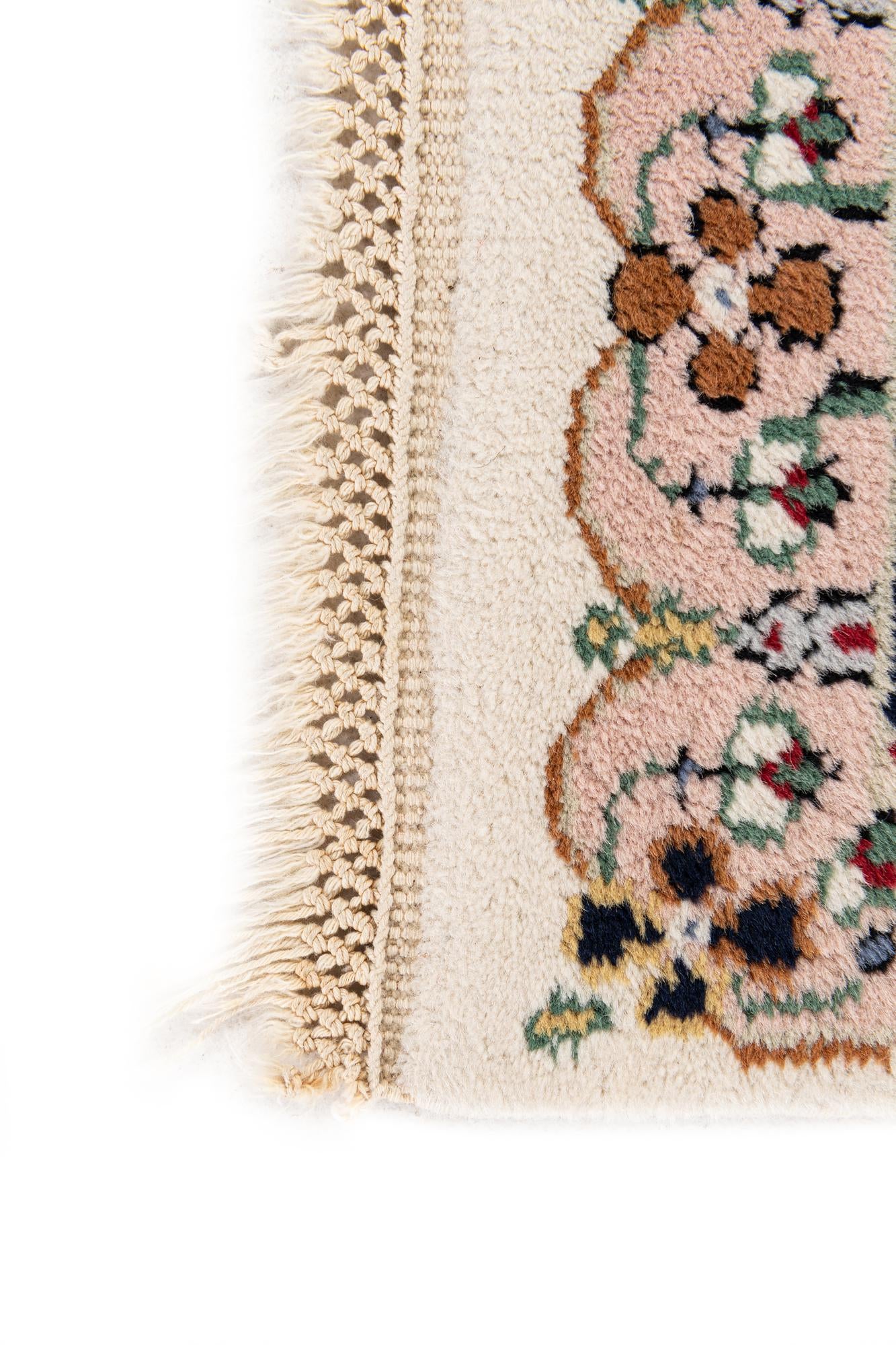 95cm x 185cm anudado a mano Anatolian Alfombra Oriental Lana Pasillera