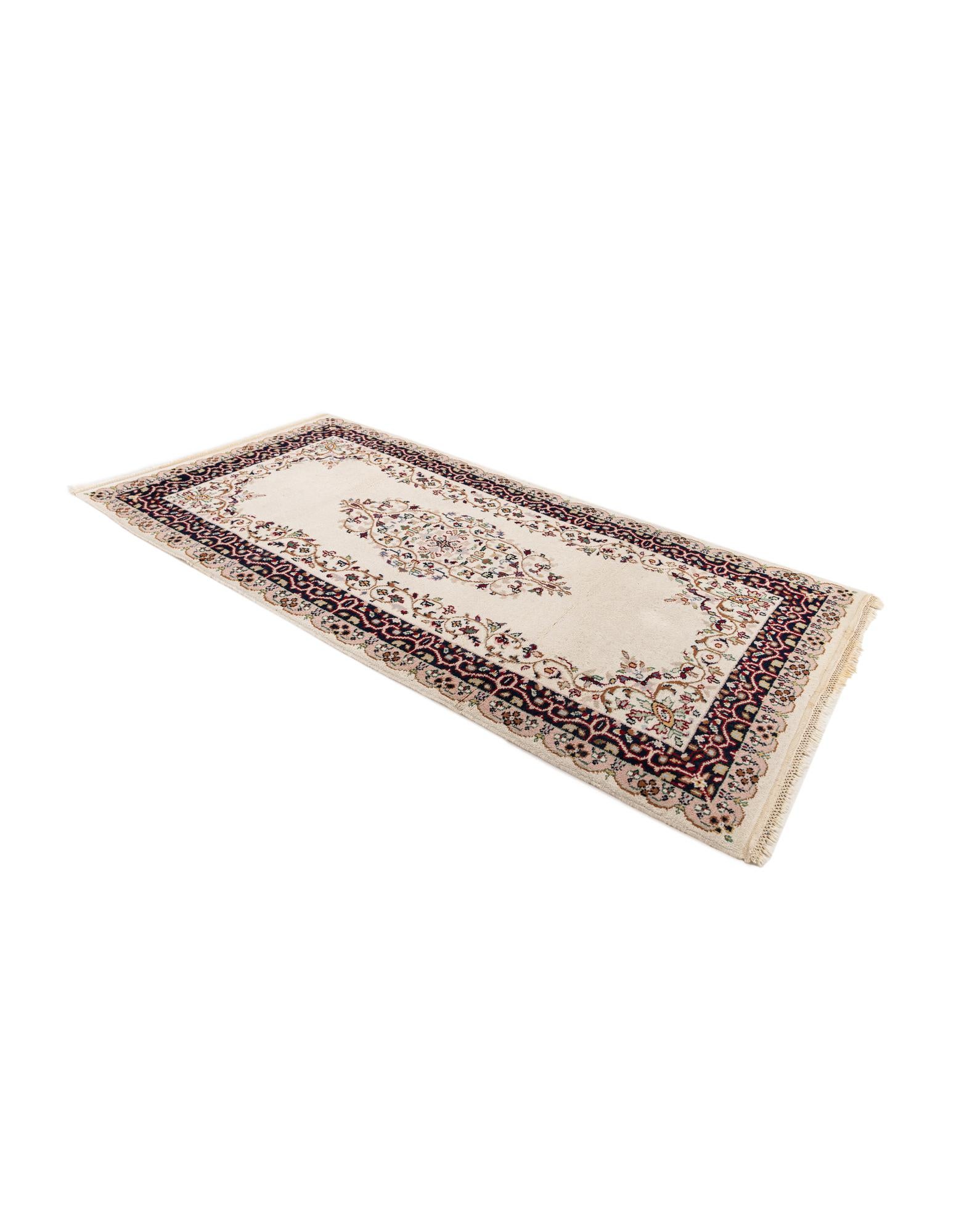95cm x 185cm anudado a mano Anatolian Alfombra Oriental Lana Pasillera