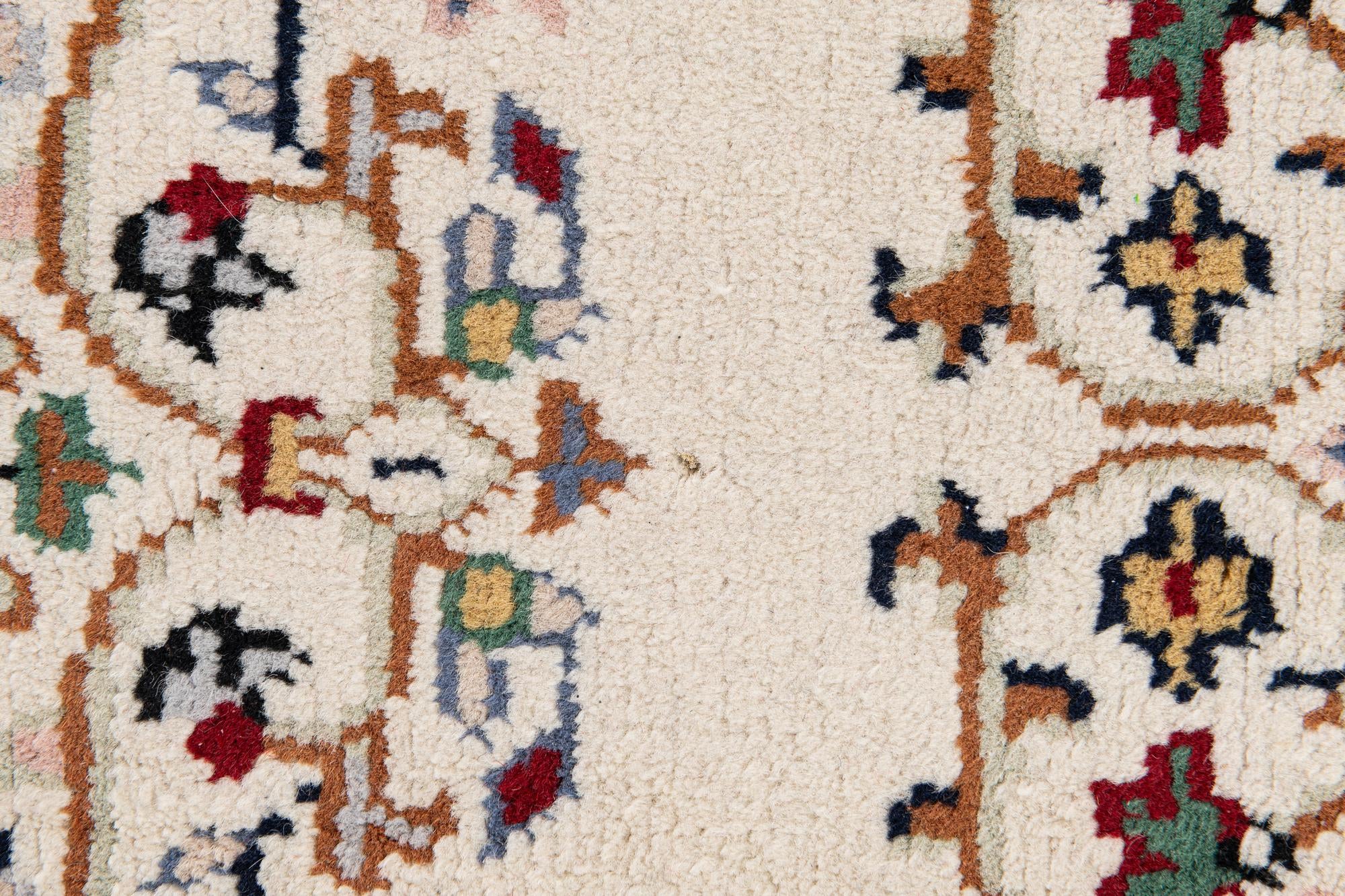 95cm x 185cm anudado a mano Anatolian Alfombra Oriental Lana Pasillera
