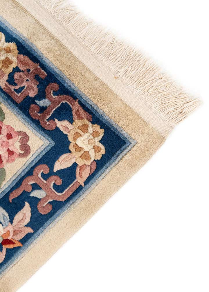2' 4 x 9' 7 Hand Woven Antique Finish Wool Runner Rug