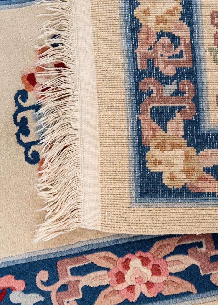 2' 4 x 9' 7 Hand Woven Antique Finish Wool Runner Rug
