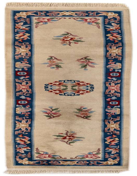 Detail image of 2' 4 x 9' 7 Hand Woven Antique Finish Wool Runner Rug