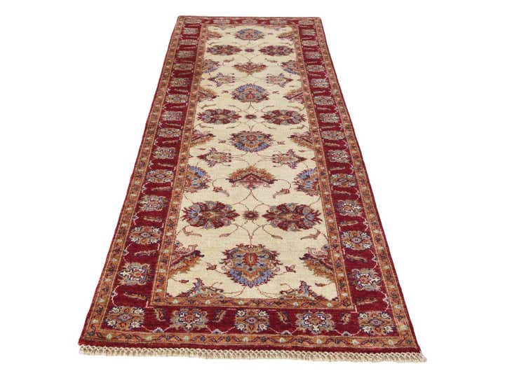 2' 9 x 8' 5 Hand Knotted Ariana Ziegler Runner Rug