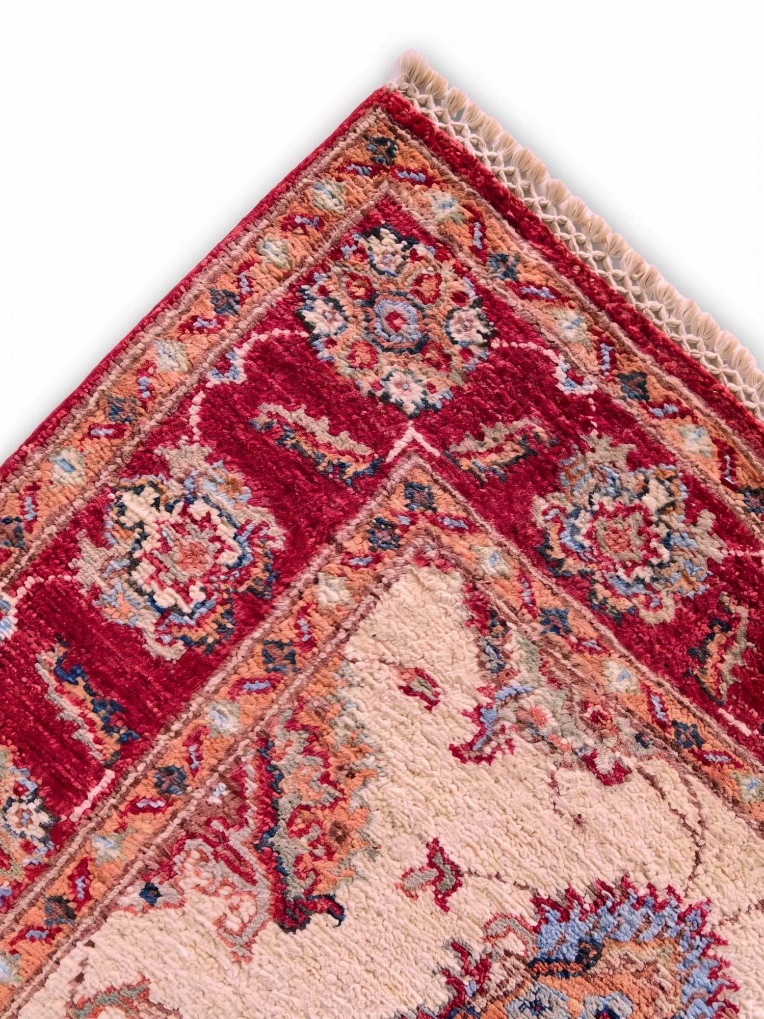 2' 9 x 8' 5 Hand Knotted Ariana Ziegler Runner Rug