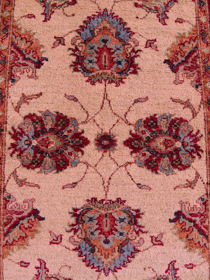 Detail image of 2' 9 x 8' 5 Hand Knotted Ariana Ziegler Runner Rug