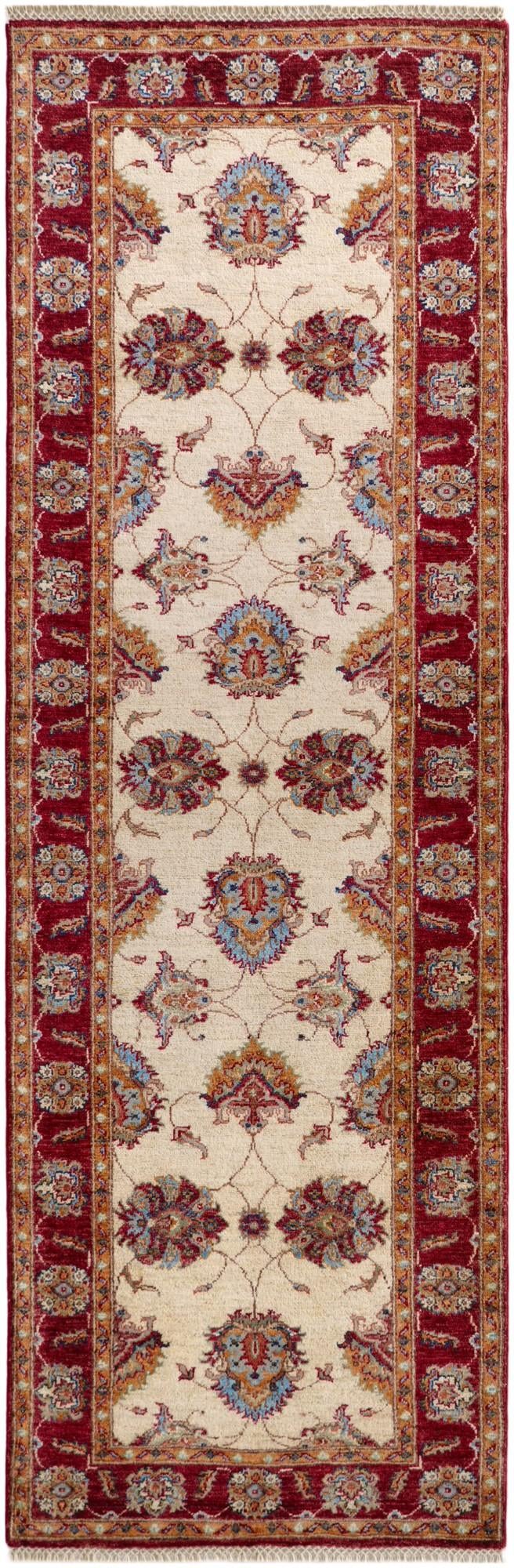 2' 9 x 8' 5 Hand Knotted Ariana Ziegler Runner Rug