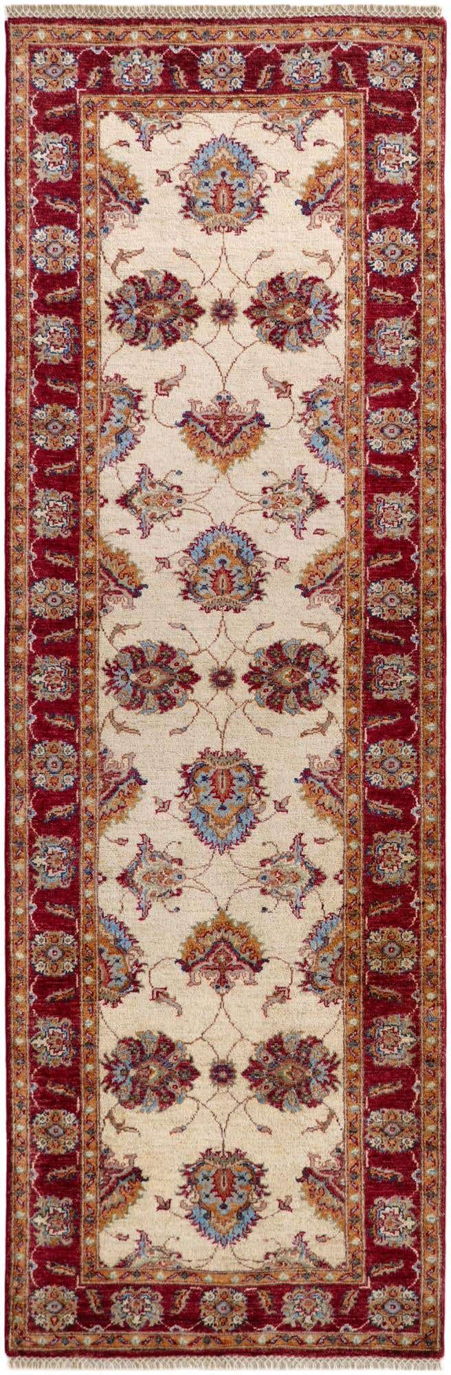 2' 9 x 8' 5 Hand Knotted Ariana Ziegler Runner Rug