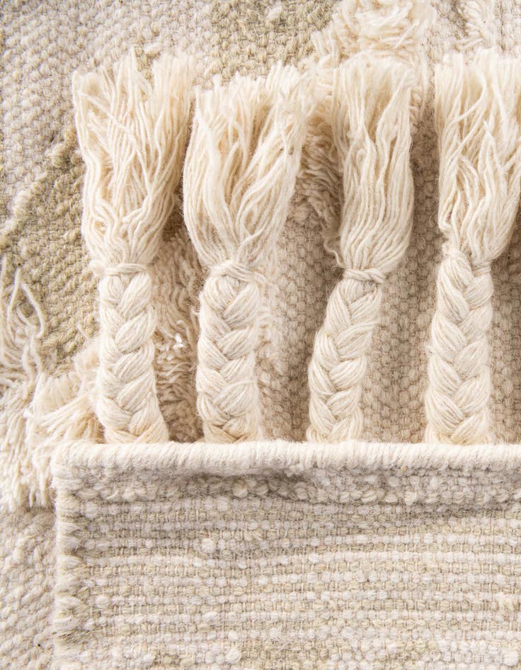 Detail image of 2' 2 x 6' 1  Hand Woven Arizona Wool Runner Rug