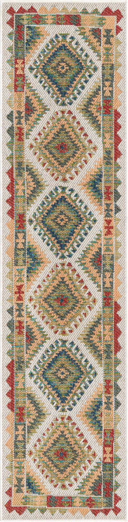 2' x 7' 10  Washable Baja Indoor / Outdoor Runner Rug