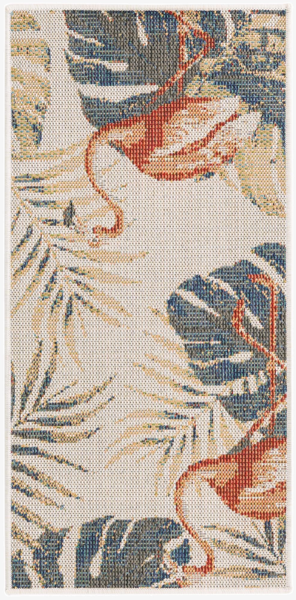 2' x 4'  Washable Baja Indoor / Outdoor Runner Rug