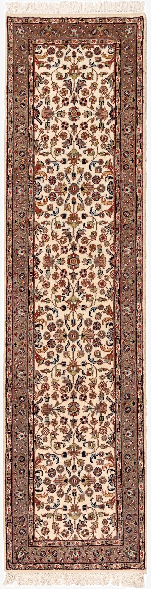 2' 6 x 9' 9  Hand Knotted Bakhtiar Wool Runner Rug